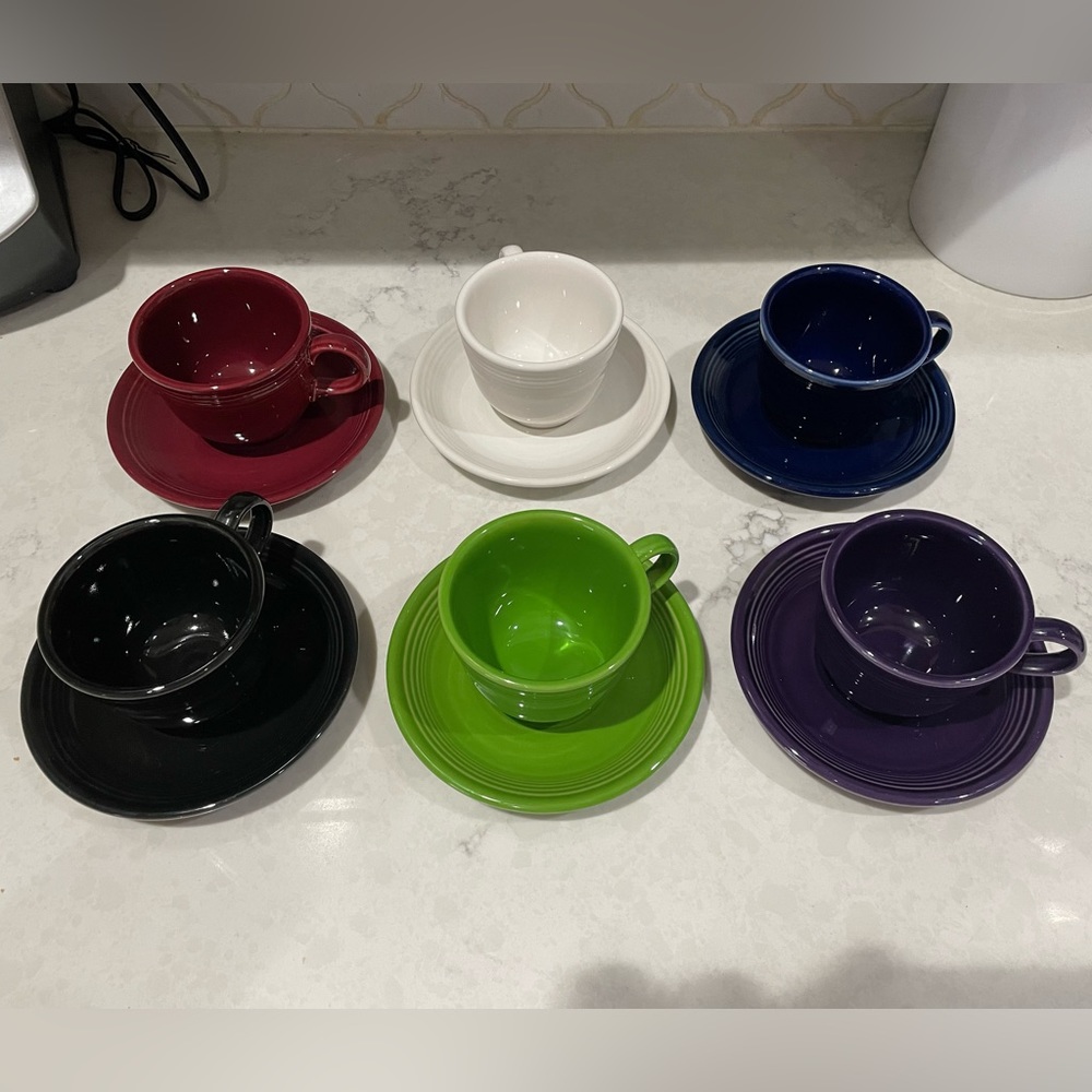 Fiestaware Cup & Saucer sets